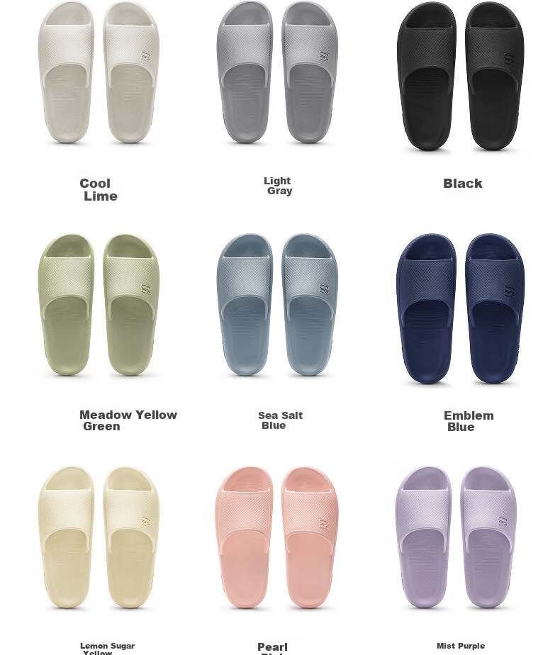 Jiao Nei 301H Unisex Bathroom Slippers Non-Slip Soft Comfort Couple Home Antibacterial Odor-Resistant Outdoor Wearable Sandals 15