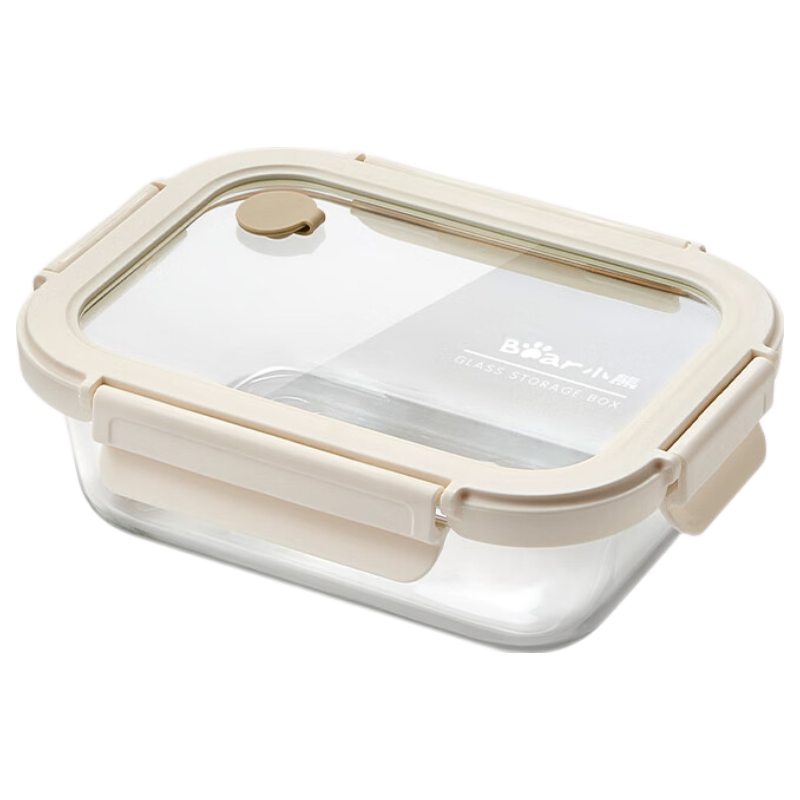 Bear High Borosilicate Glass Food Storage Container Microwave Safe Dishwasher Safe JC012-P01