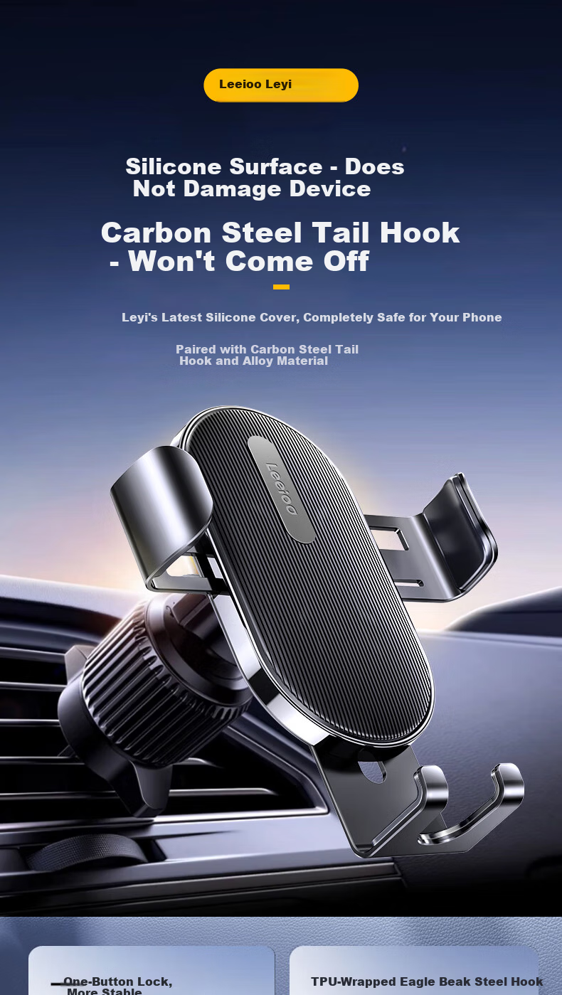 Leeioo Car Phone Holder 2025 New Car Air Vent Navigation Mount Interior Accessories 3