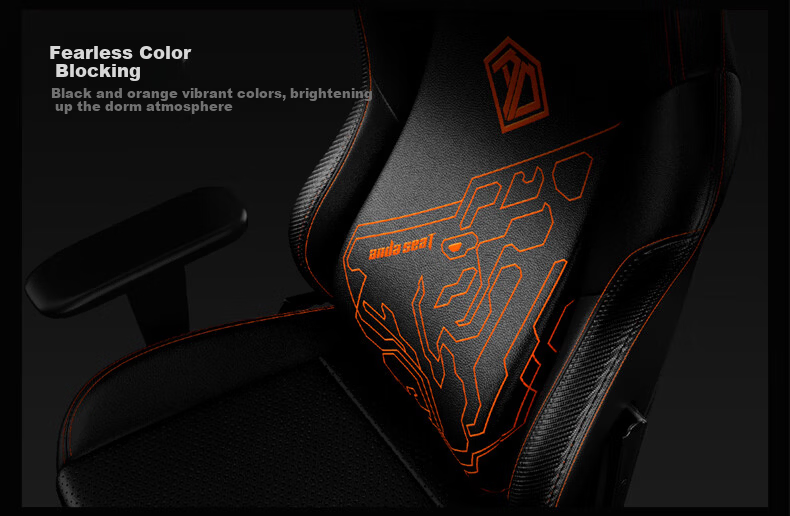 AndaseaT Anderset Gaming Chair Computer Chair Tiger Head Chair Ergonomic Office Chair War God Throne Mechanical Tiger Black 8