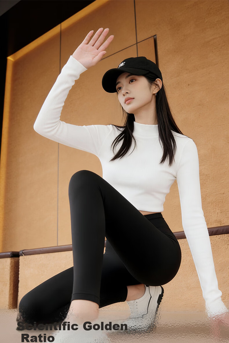 Avandi 400g Lambswool Sharkskin Pants Women's Winter Fleece Thickened High-Waist Thermal Leggings 10