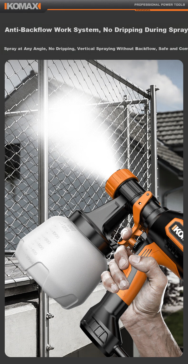 KEMAISI Electric Paint Sprayer Household Paint Spray Gun Latex Paint Spraying Machine High Atomization Spray Machine 5