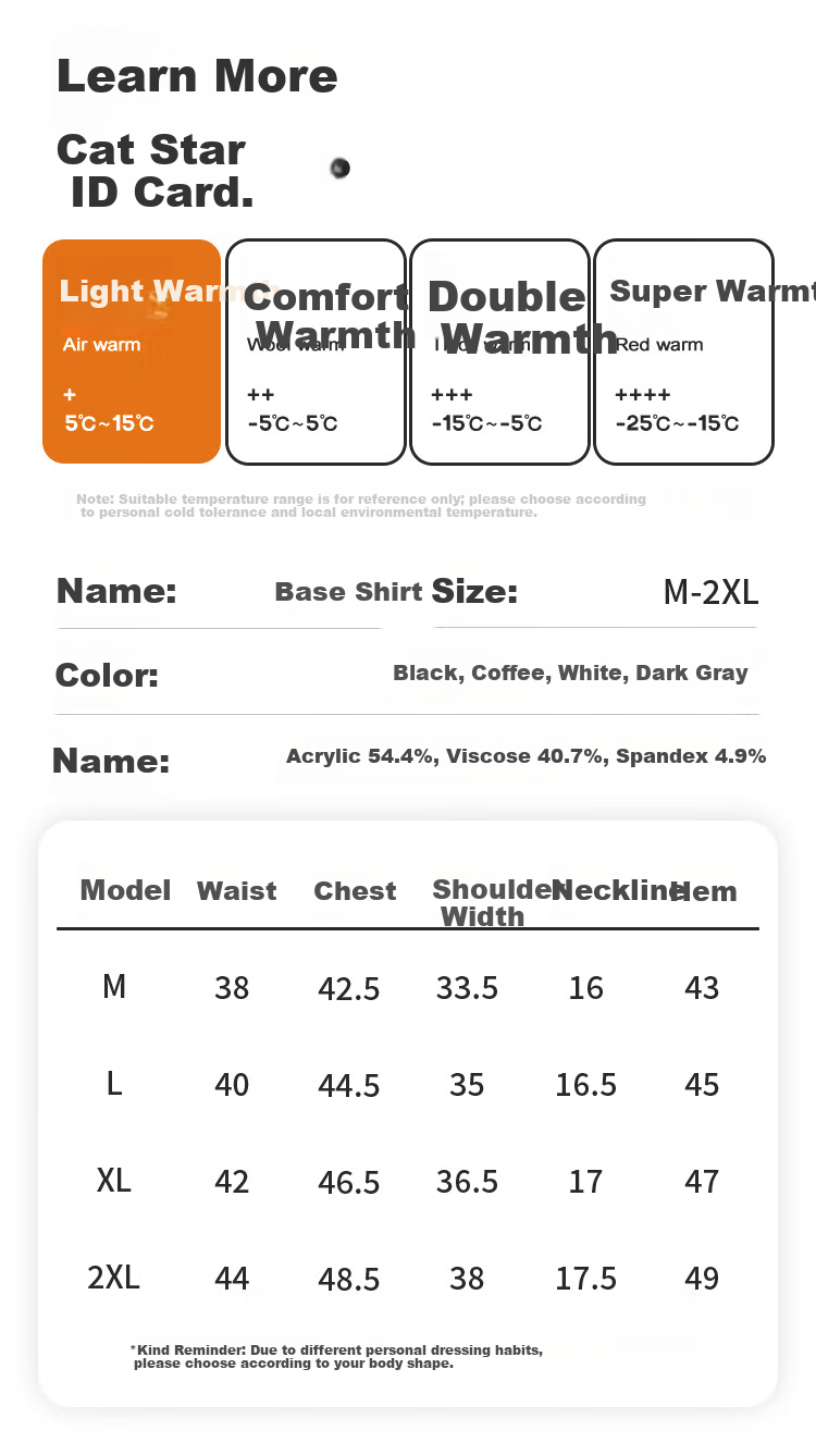MiiOW Women's Half Turtleneck Base Shirt 2025 New Fleece Thickened Autumn Winter Black Long Sleeve Knit Top 3