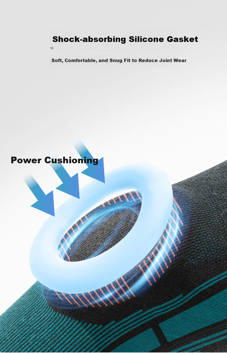 ANTA Knee Support Sports Running Warm Old Cold Leg Basketball Knee Brace Meniscus Injury Badminton Black Size M 2