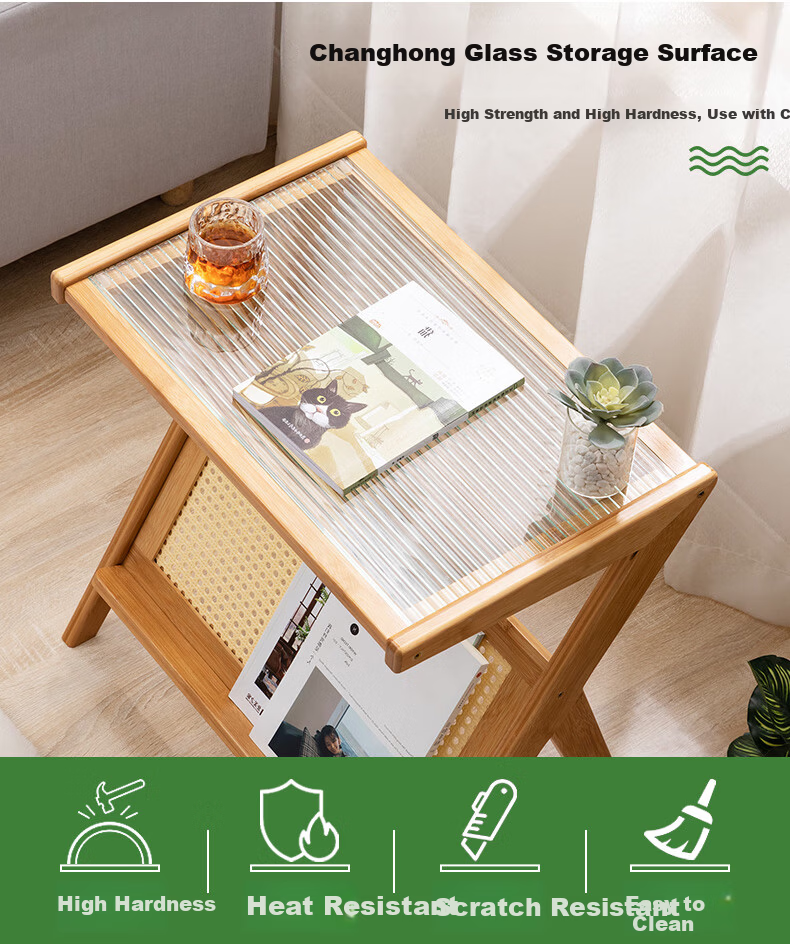Lao Zhu Craftsman Side Table Living Room Small Tea Table Sofa Side Cabinet Bedside Cabinet Tea Table Bedside Storage Tea Color 5