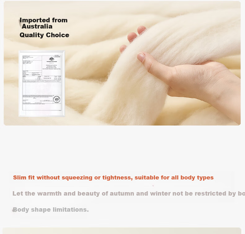 Songshan Cotton Shop Little Warm Sheep 520 Women's Thermal Pants Fleece Lined Thickened Autumn Anti-Static 7A Antibacterial Moisture-Wicking Heat Retention Leggings 23
