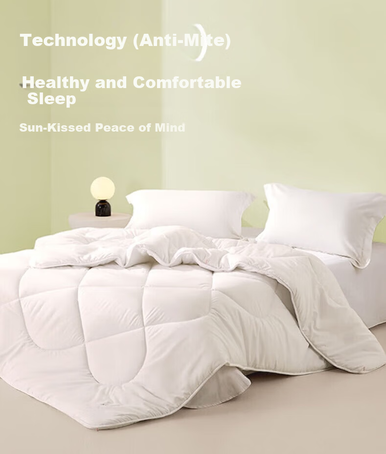 LOVO Luolai Home Textiles Quilt, Anti-Mite Seven-Hole Fiber Spring And Autumn Comforter, 220x240cm, JINGDONG Customized Versio 1