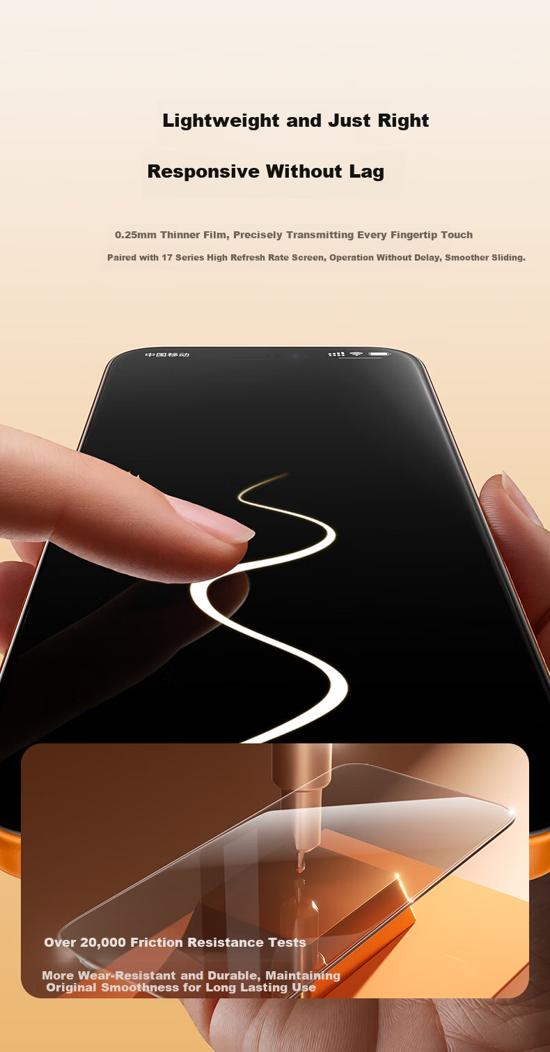 Baseus Gold Label Corning Film Pro [3D Hot Bending Full Coverage + AR Anti-Reflective] for iPhone 16 Pro Max Tempered Glass Screen Protector Dust-Free Warehouse Protective Film 14