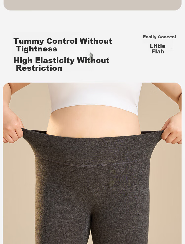 GRACEWELL Plus Size Women's Thermal Leggings Autumn Pants Wool Silk Loose Winter Bottoms for Up to 200 Jin 13