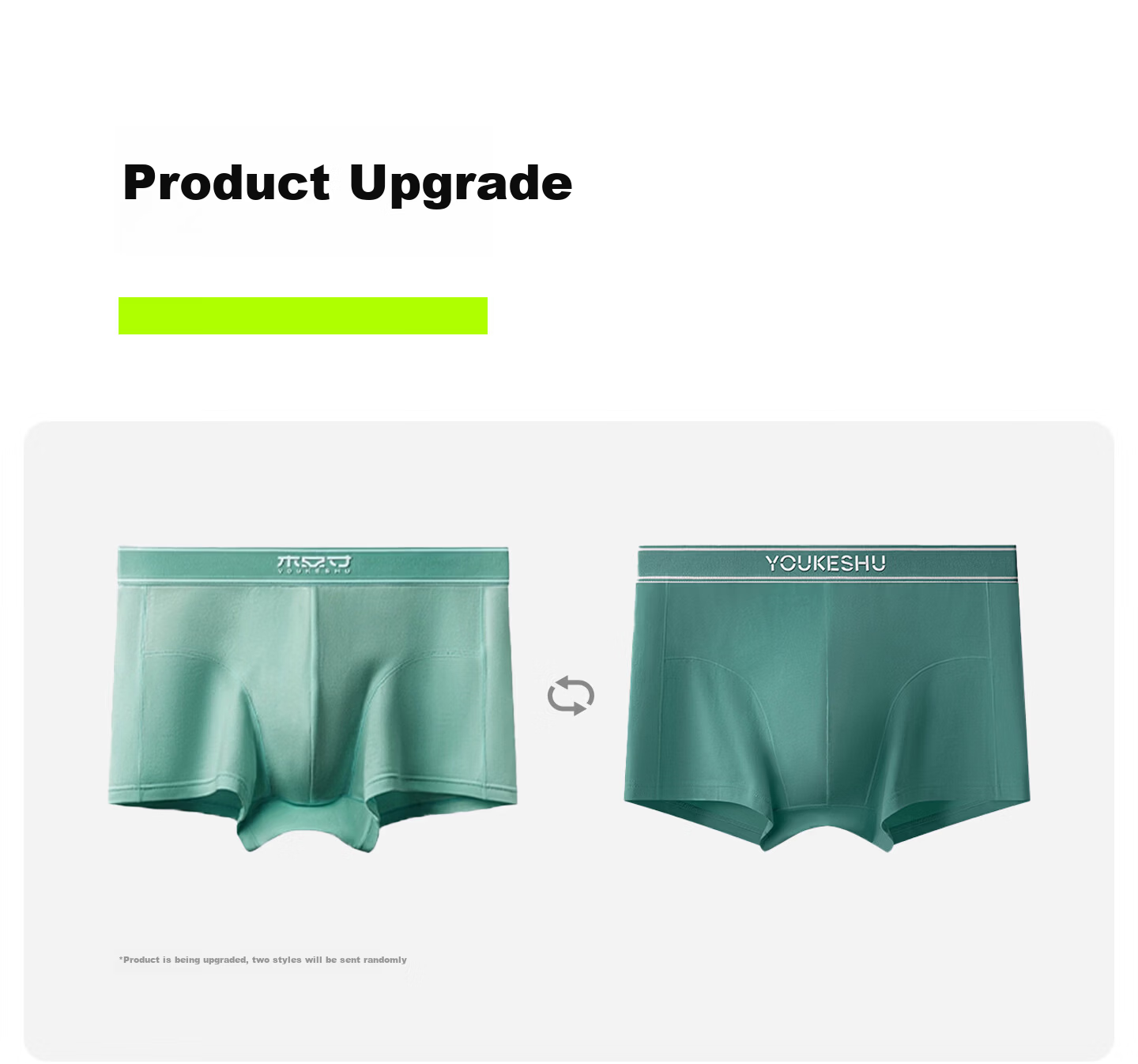 YOUKESHU 50-Pack Men's Cotton Antibacterial Breathable Boxer Briefs with Cotton Crotch, Light Gray + Medium Gray + Dark Gray, Size L 15