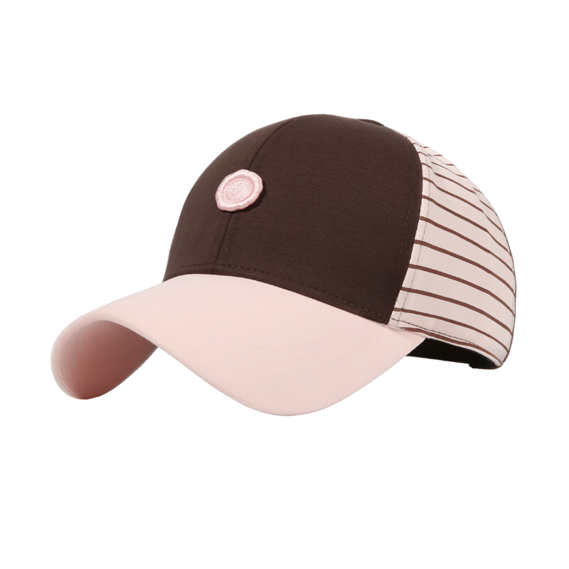 CACUSS Women's Summer Outdoor Casual Baseball Cap Small Face Sunshade Hat Coffee Pink