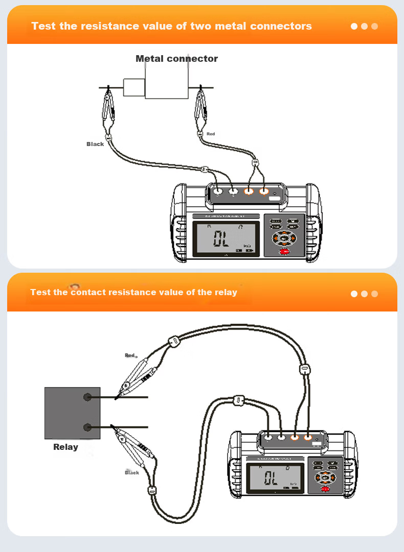 Suwei Milliohm Meter DC Low Resistance Tester Micro Ohmmeter Ohmmeter Micro Ohm Meter Milliohm Resistance Tester SW6205 13