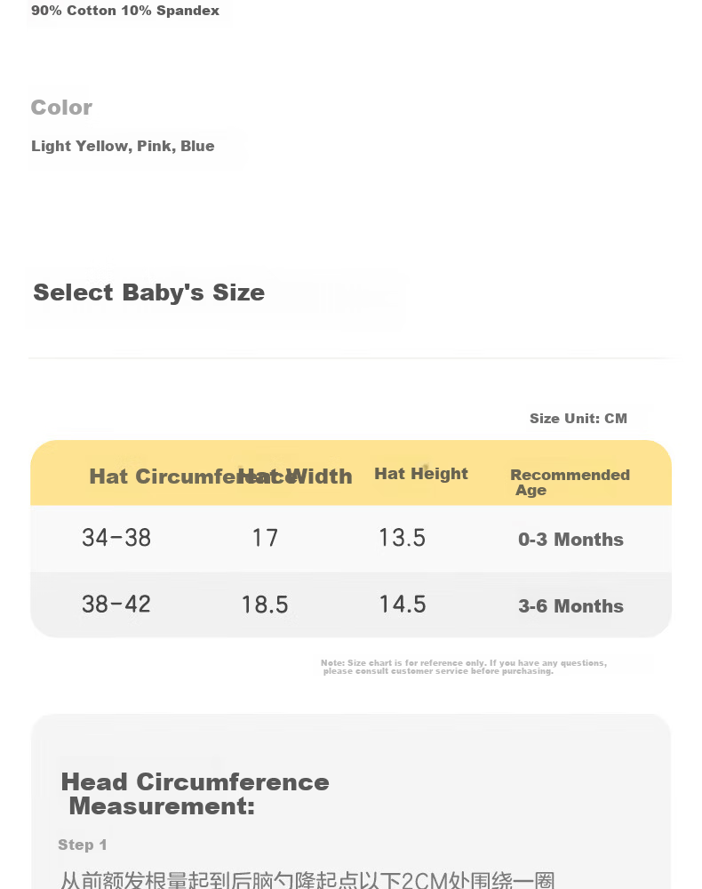 October Crystal Baby Hat Fontanelle Cap Spring Summer Newborn Infant Hat Unisex Baby 7A Antibacterial Class A 0-3-6 Months 4