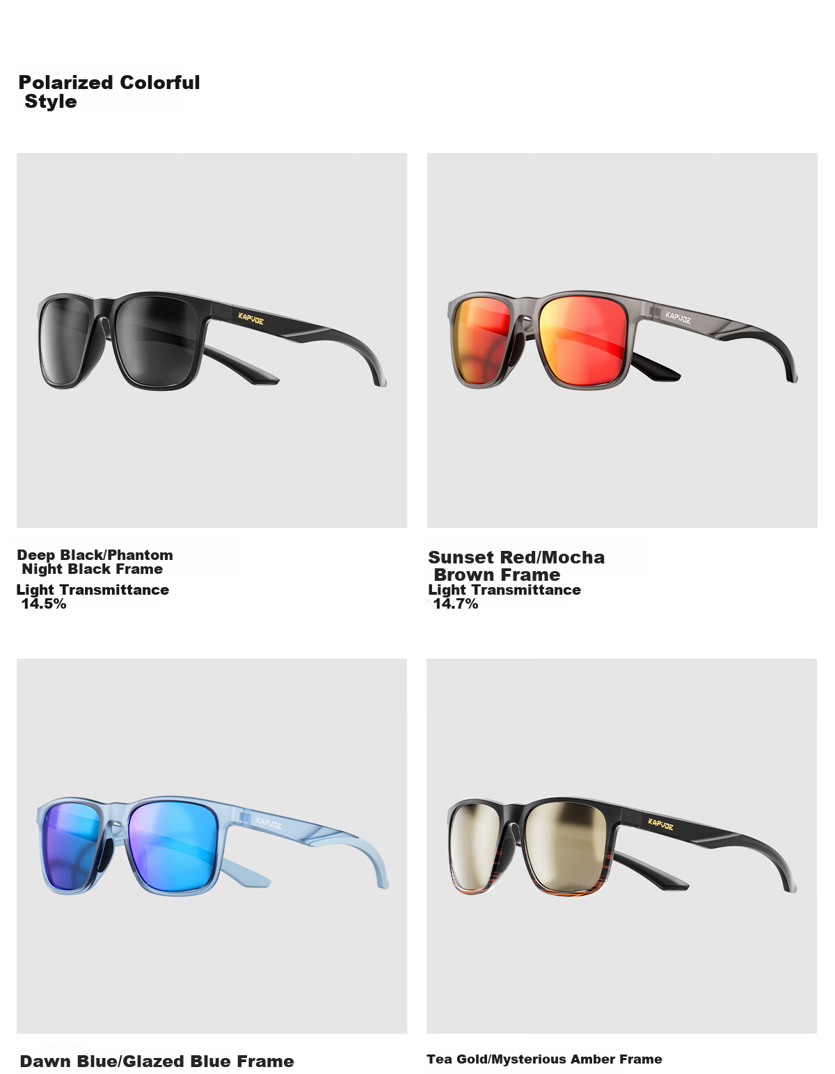 KAPVOE Dandelion Mountaineering Goggles Outdoor Hiking Windproof Glasses Polarized Sunglasses Unisex 25