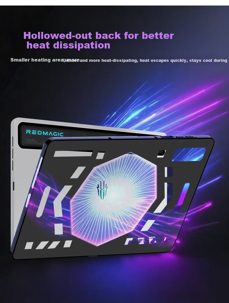 MAGUS Nubia Red Magic 3 Pro Gaming Tablet Case 2025 Edition 9.06-inch Silicone TPU Soft Protective Cooling Shell 1
