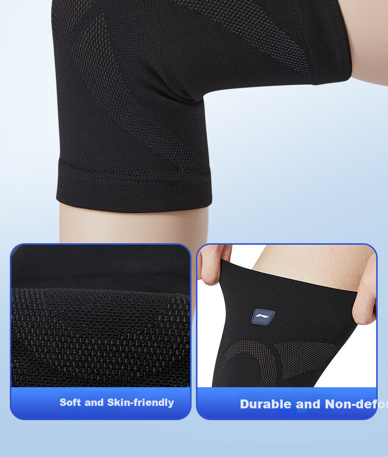 LI-NING Knee Brace Warm Arthritis Synovitis Old Cold Legs Meniscus Injury Unisex Elderly Sports Running Knee Support 9