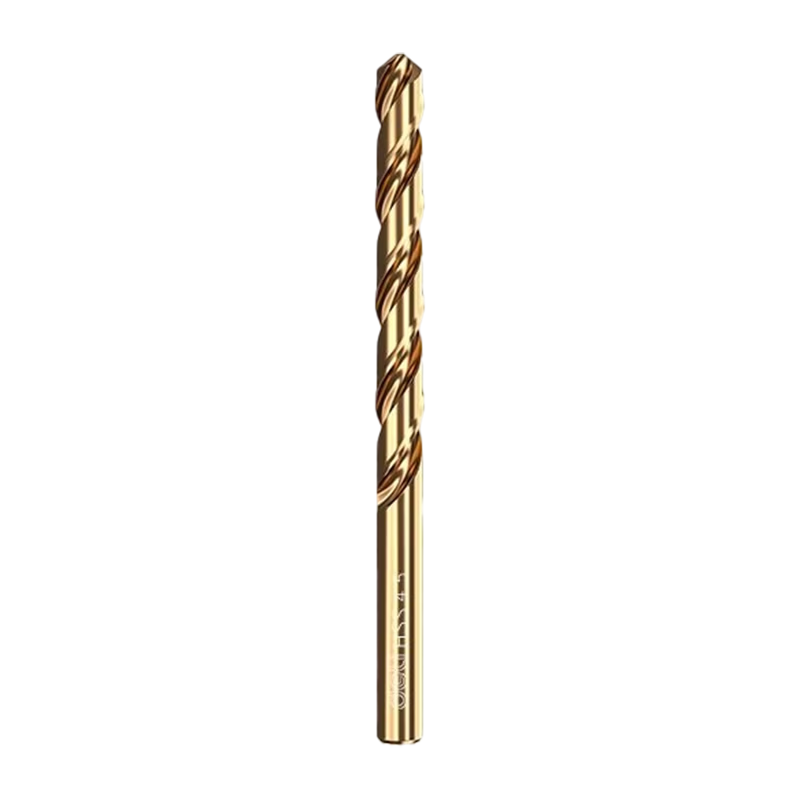 Deli 43 Twist Drill Industrial Grade Round Shank High Hardness Fast Drilling Stainless Steel Aluminum Alloy [4.5mm] 5 Pieces