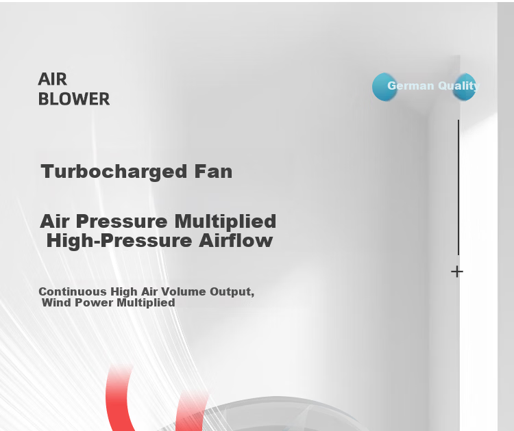 Milade Ducted High-Power Industrial Turbo Blower Fan for Dust Removal and Strong Air Blowing 7