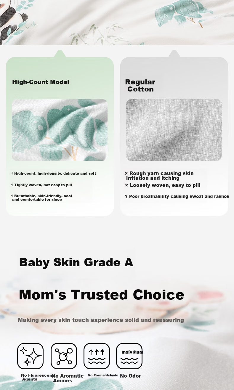 Kidsneed Baby Blanket Children's Summer Cooling Quilt Spring and Summer Thin Modal Ice Silk Baby Blanket Kindergarten Air Conditioning Quilt 9