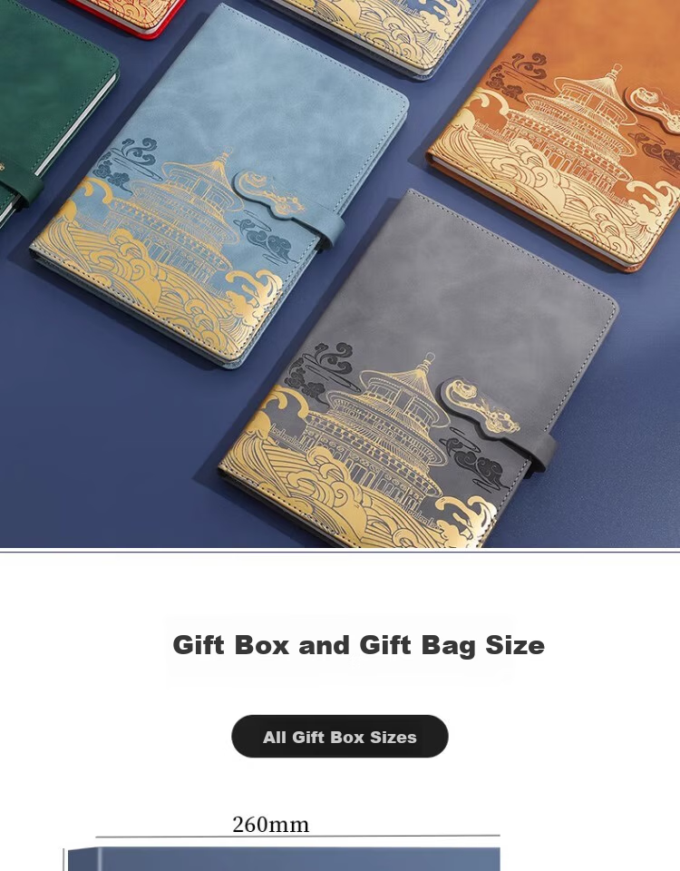 Mulei Guochao Notebook Gift Box Set Custom Logo Corporate High-End Cultural Creative USB Office Gifts Chinese Style Premium Souvenir Meeting Notepad 15