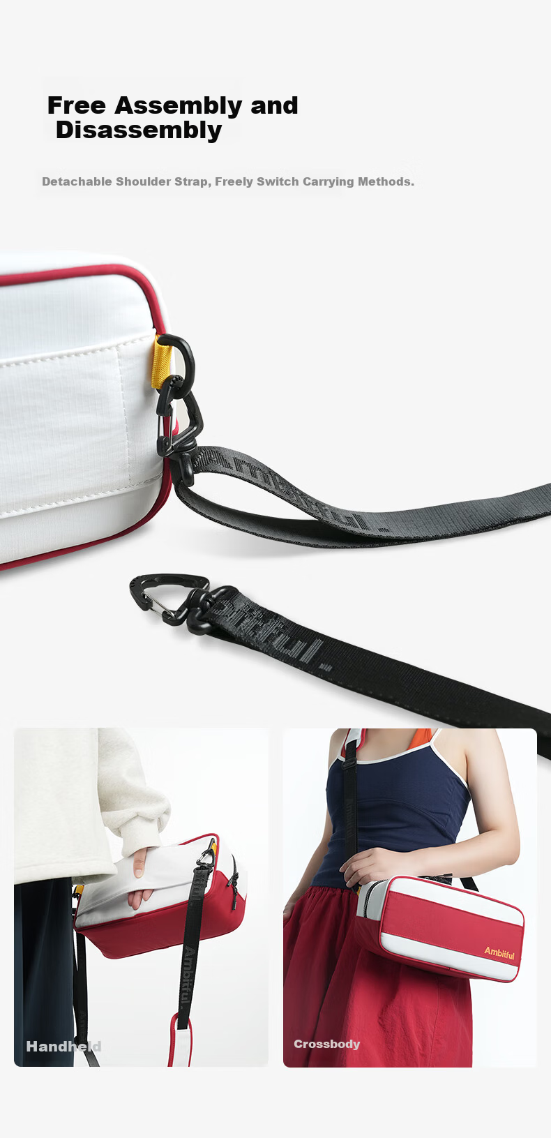 AMBITFUL Zhijie G2 Compatible Switch 2 Storage Bag Game Console Protective Case Multifunctional Portable Storage Pouch Large Capacity Shockproof Bag 10