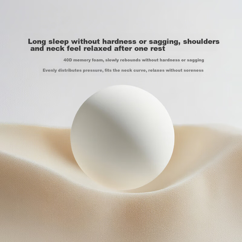 Luolai Home Textiles Pillow Cervical Neck Support Slow Rebound Pressure Relief Memory Foam Adult Pillow Core Two-Pack