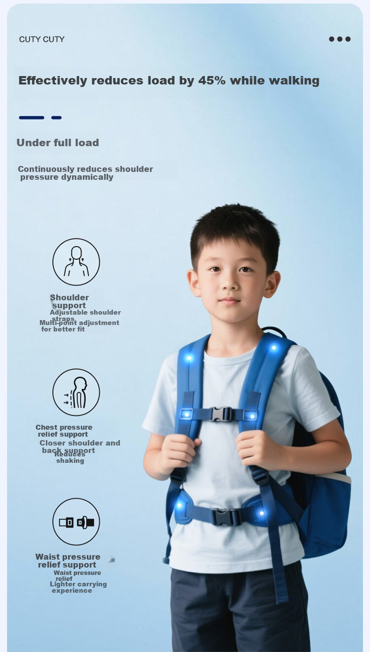 AMERICAN TOURISTER Girls' Antibacterial Lightweight Backpack for 5-6 Grade Elementary Students Large Capacity School Bag NG3*004 5