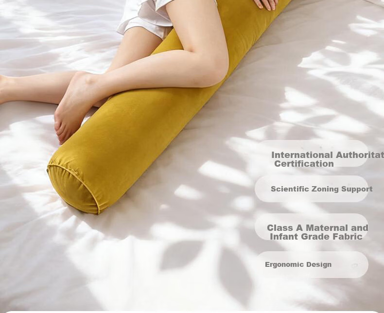 AiLu Long Body Pillow for Girls Sleeping Pregnant Women Side Sleep Leg Hugging Cylindrical Pillow Removable Washable for Boys 2