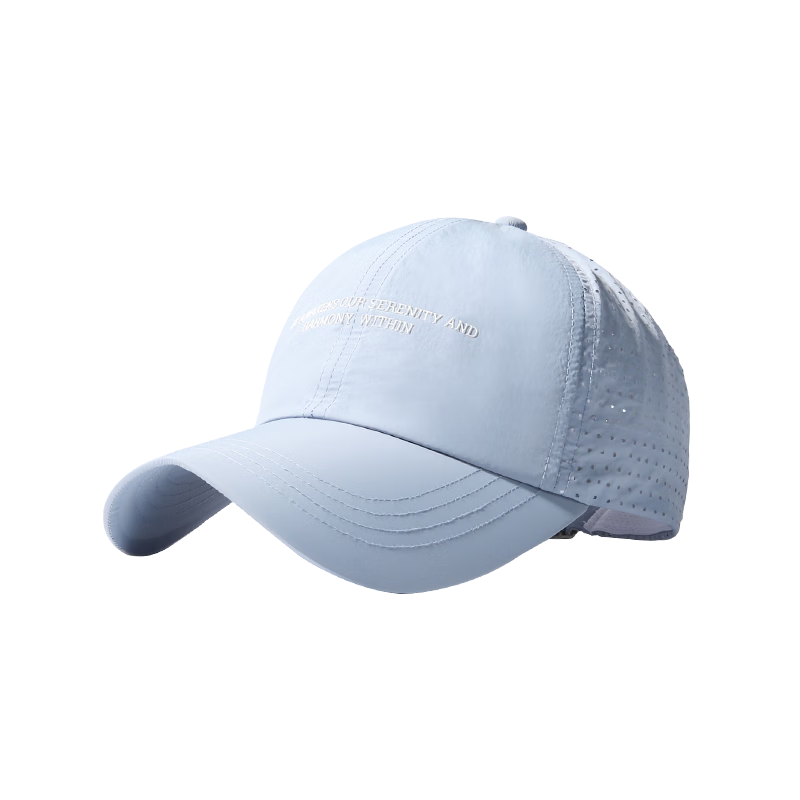 CACUSS Women's Duckbill Cap Spring Summer Outdoor Baseball Cap Thin Breathable Mesh Sun Protection Hat for Women Mist Blue