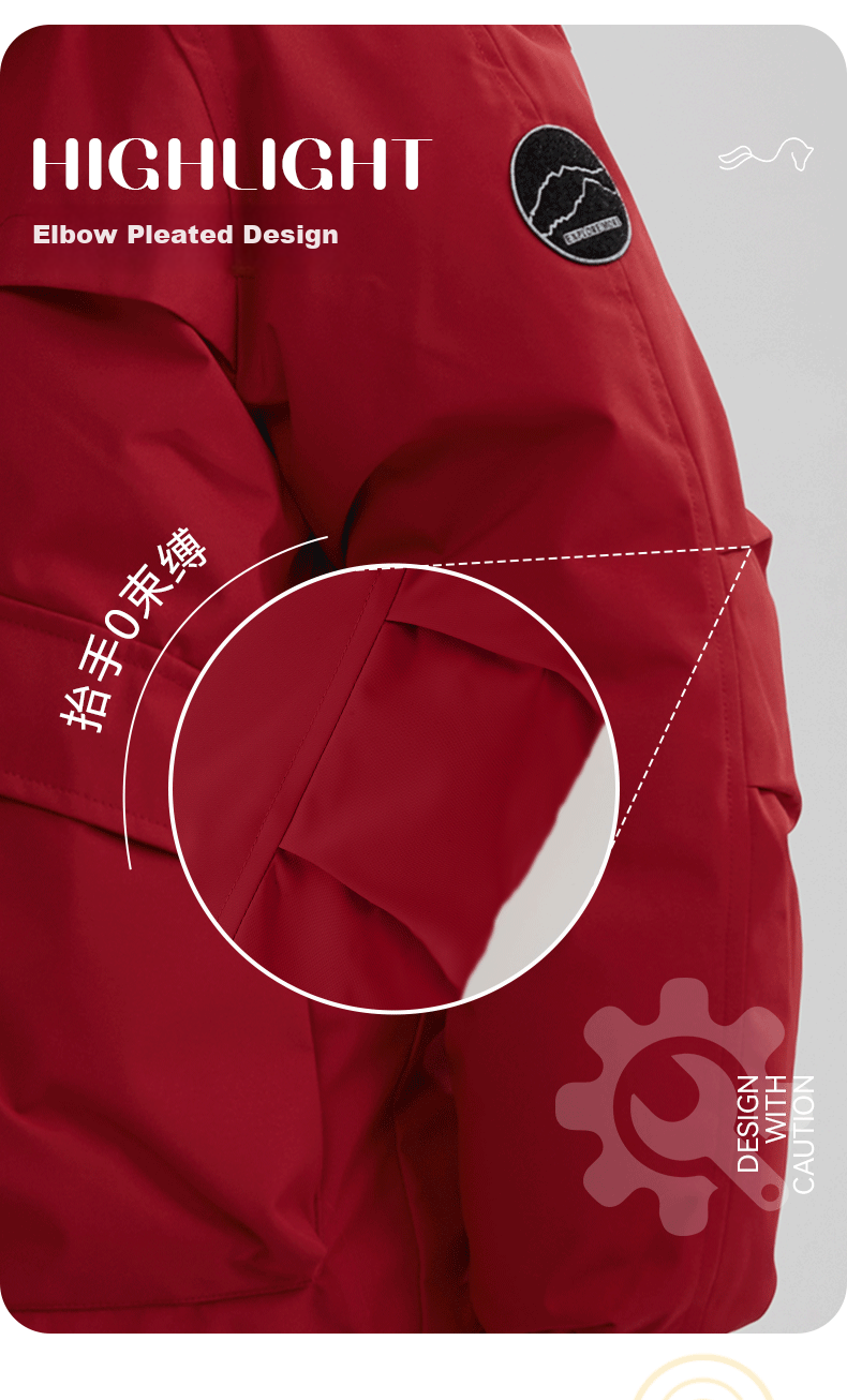 Baleno Kids Winter 2025 New Thickened Fleece Lined Waterproof Cotton Jacket Red Boys Girls Outerwear 5