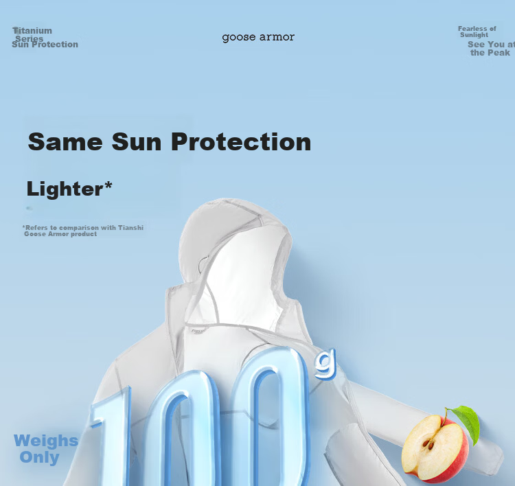 Tianshi Goose Armor Spring Summer New Ultra-thin Breathable UV Protection Skin Jacket Unisex G427 Black S 5