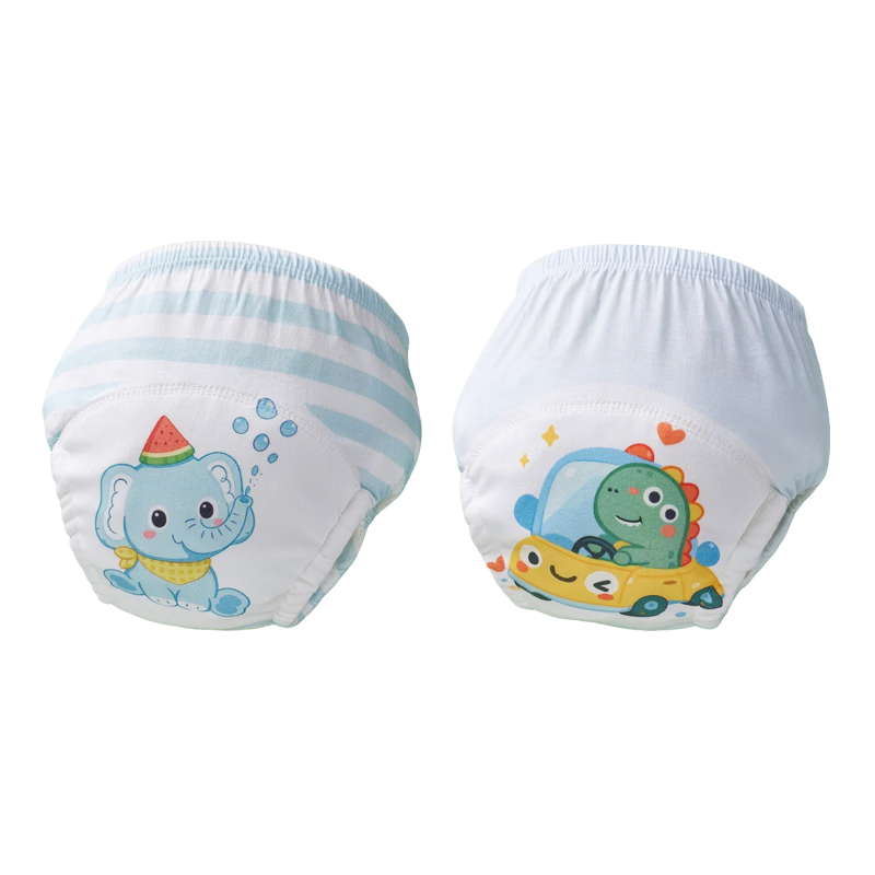 Babyprints Training Pants Kids Potty Training Underwear Unisex Waterproof Washable Upgraded Leak-Proof