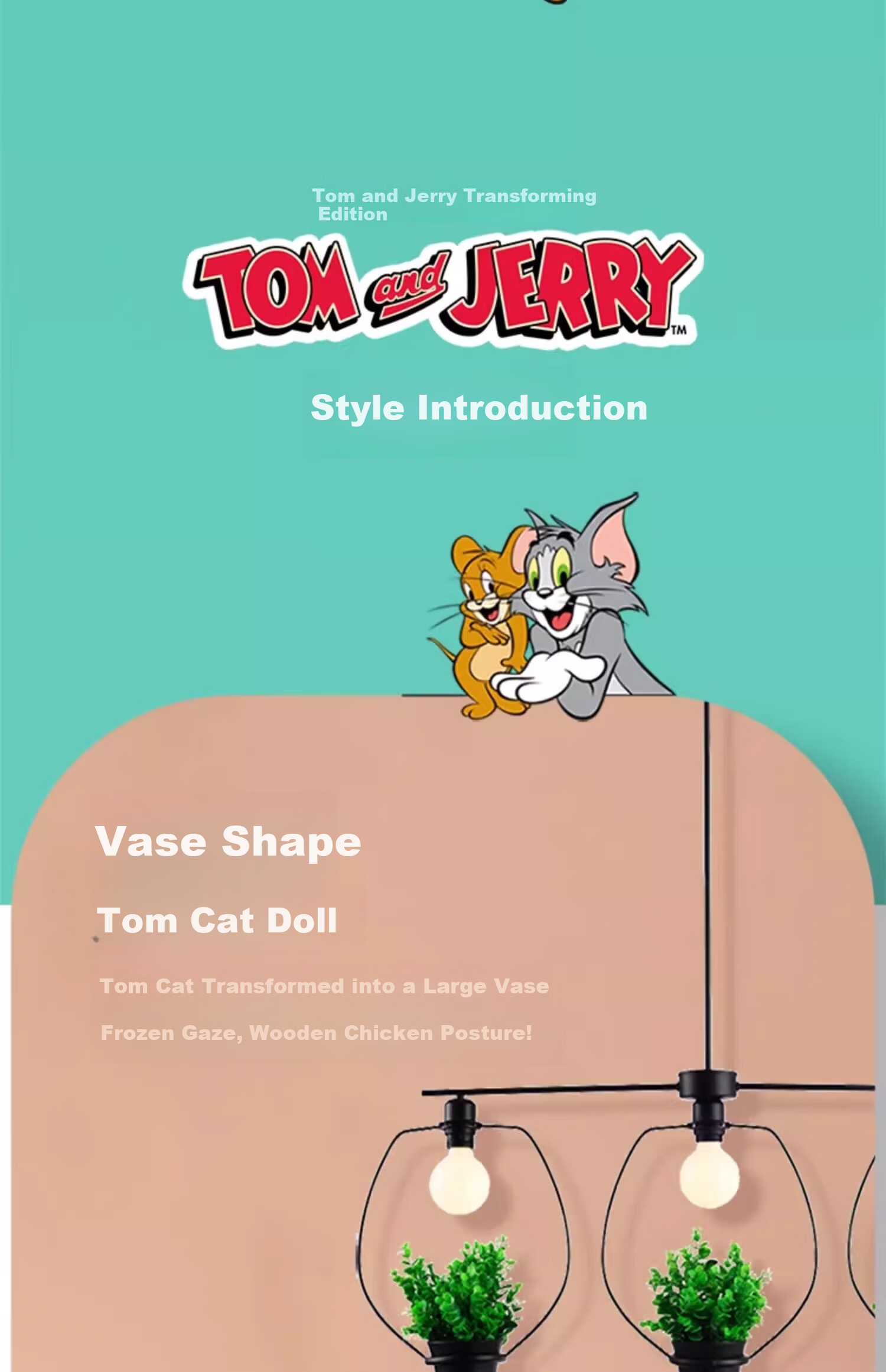 Tom and Jerry Plush Long Body Pillow Sleeping Pillow Girl Hugging Doll Cushion Toy Tom Cat Deluxe Edition 65cm 7
