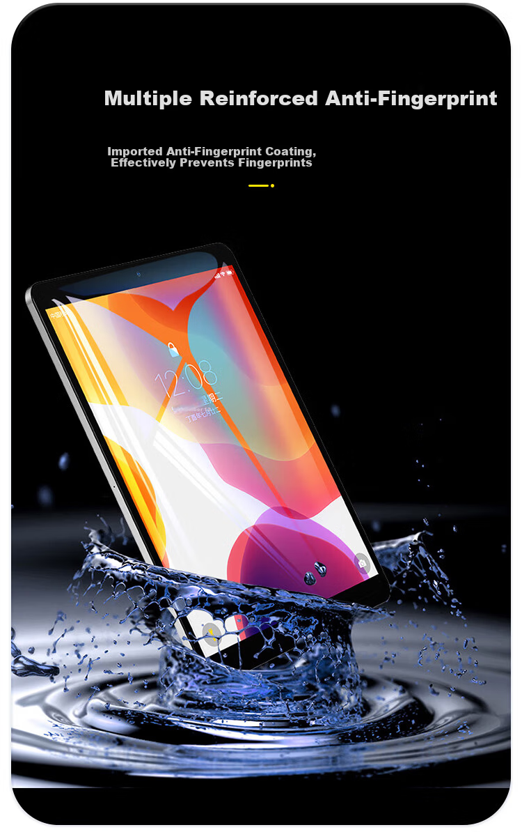 JPLAYER Tempered Glass Screen Protector for MatePad Air 11.5-inch, Full-Screen HD Anti-Fingerprint, Smooth, Drop-Resistant, Scratch-Resistant Tablet Film 7