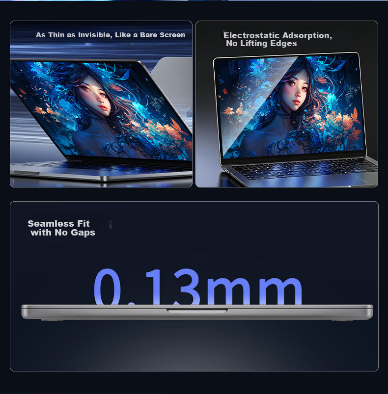 Jiasu 16-Inch (16:10) High-Definition Screen Protector for Legion/Tianxuan 7/7 Pro/Mechanical Revolution/Canglong/Jiaolong Alienware Laptop Screen Film 6