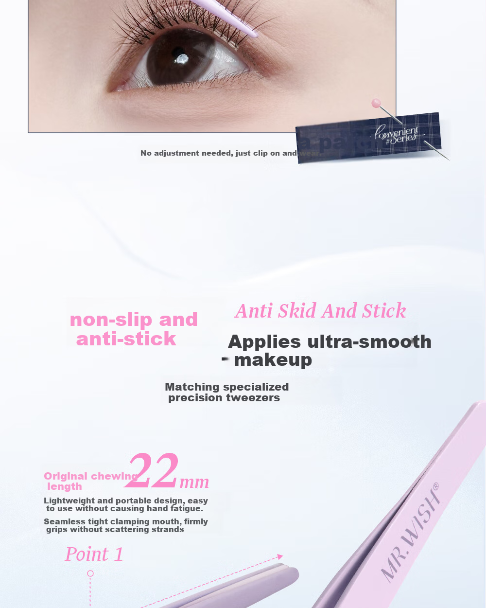 Mr. Wish Self-Adhesive Glue-Free Segment Natural Soft False Eyelashes Oxygen Lashes 2025 New Model 7