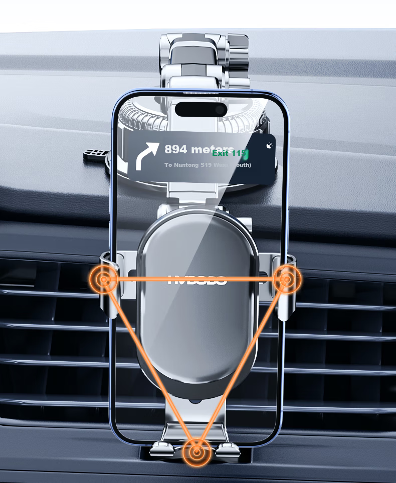 HUIDUODUO Car Phone Holder 2026 New Model Navigation Car Dashboard Suction Mount for Trucks Internal Fixed 9