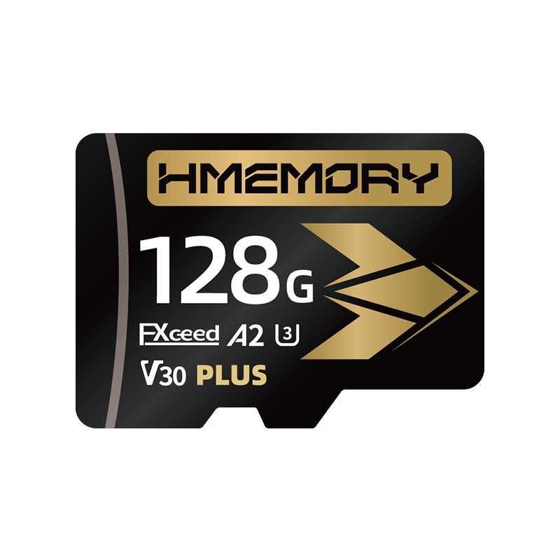 Huacun 128GB Memory Card for DJI Pocket 3/4/4P Handheld Sports Camera High-Speed TF Card for Action 6/5 Pro/4 Pocket Camera Storage SD Card