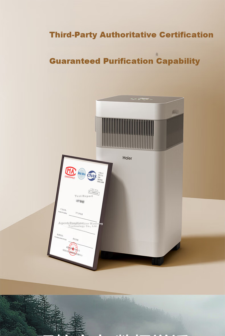 Haier Air Purifier Home Formaldehyde Removal Mite Removal Pet Hair Removal Smart Negative Ion Benzene Dust Allergy Removal Office Smoke Odor KJ900F 1
