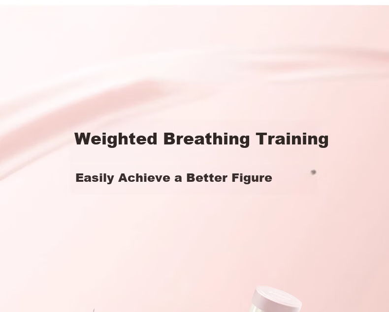 Duweike Breathing Dumbbell Weight Diaphragm Trainer Lung Capacity Vest Pink 1