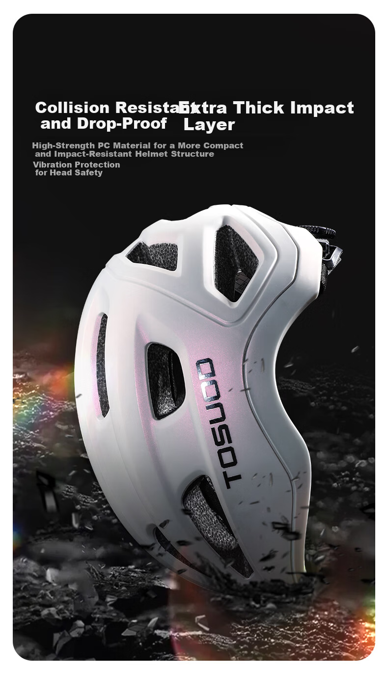 Tasiduizhang Children's Bicycle Riding Helmet, Youth Mountain And Road Bike Safety Helmet, Roller Skating Bicycle Protective Gear Equipment 8