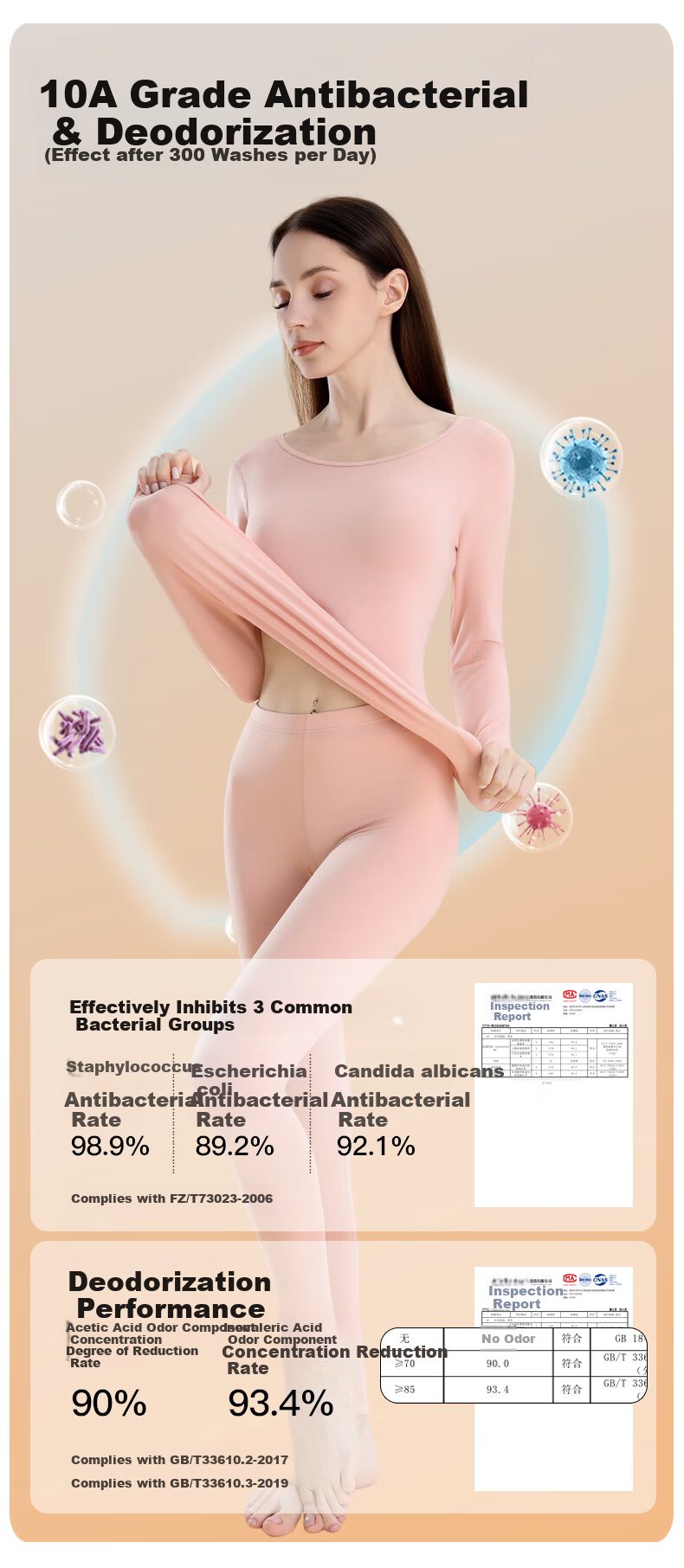 Urban Beauty Hyaluronic Acid Moisturizing Thermal Underwear Set for Women Autumn Modal Cotton Seamless Base Layer 2025 New Edition 8