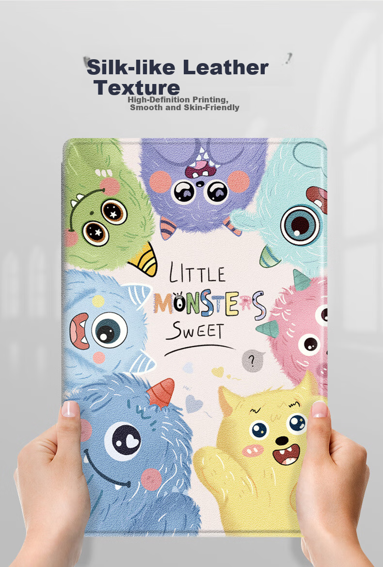 Qiaojiejie Compatible with Honor Tablet X10pro/X9pro Protective Case for 2026 Model 11.5-Inch Honor Tablet Soft Light Edition Standard Version, Creative Cartoon Painted Computer Protective Cover 1