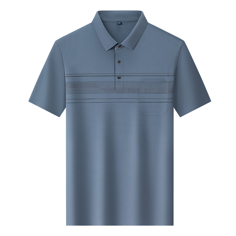 LAOYECHE Men's Summer Short Sleeve Polo Shirt Casual T-Shirt Middle-aged and Elderly Father's Day Gift