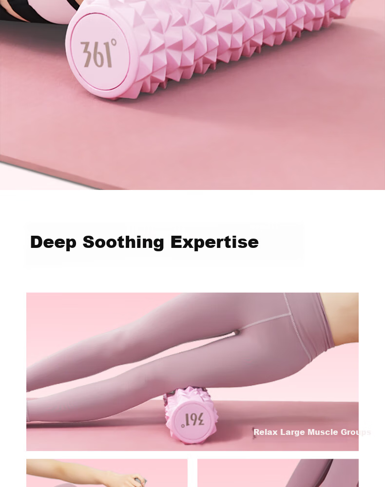 361° Durian Bionic Yoga Roller Stretching Massage Deep Muscle Relaxation Slimming Leg Back Massage Wheel 7