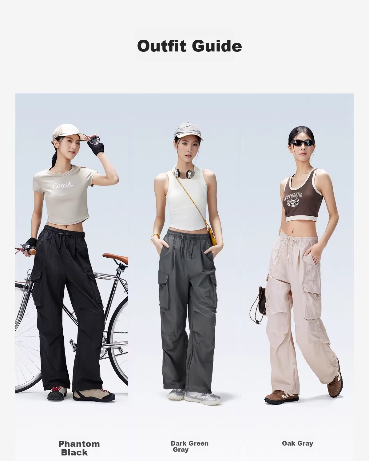 Camel [Dilireba Same Style] Women's Outdoor Quick-Dry Pants Spring Summer 2026 Lightweight Paratrooper Hiking Cargo Pants Men 7