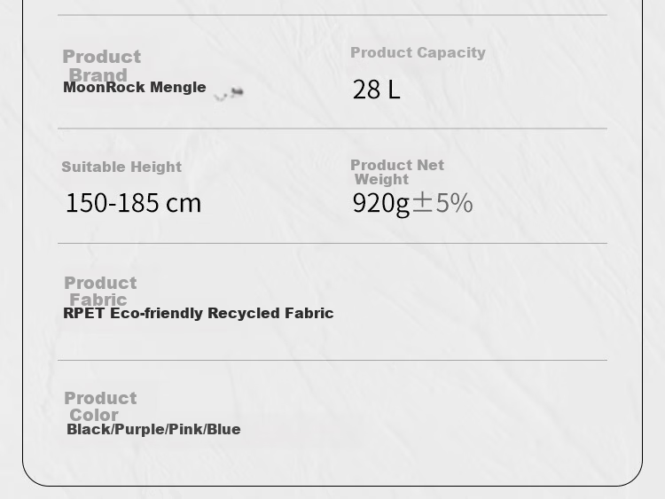 MoonRock 2025 New Air Student Backpack Large Capacity Spine Protection School Bag for Grades 5-9 Black 6
