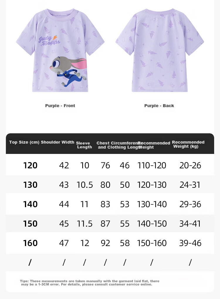 Disney Girls Short Sleeve 2026 Summer New Children's Sports T-Shirt Girls Ice Silk Mesh Quick-Dry Top Blue 130 5