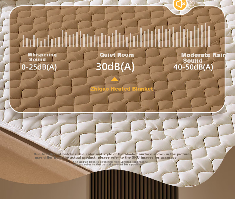 CHIGO Double-Person Water Circulation Electric Heated Blanket 1.8x2m with Water-Electricity Separation Safety 11