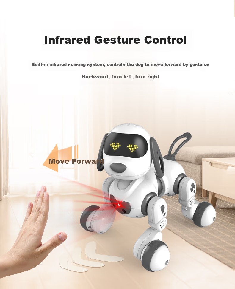 Yingjia 200,000-Sold Smart AI Robot Dog RC Remote Control Early Education Robot Toy for Kids Children's Day Gift 14